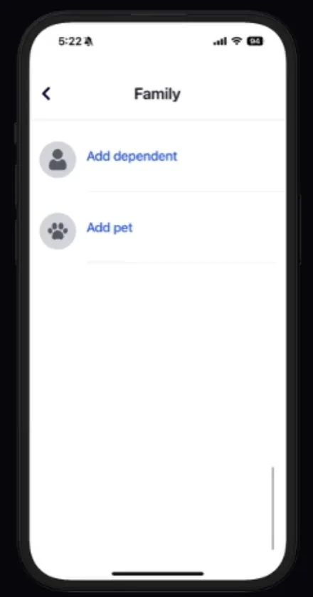 CHAMP app screen